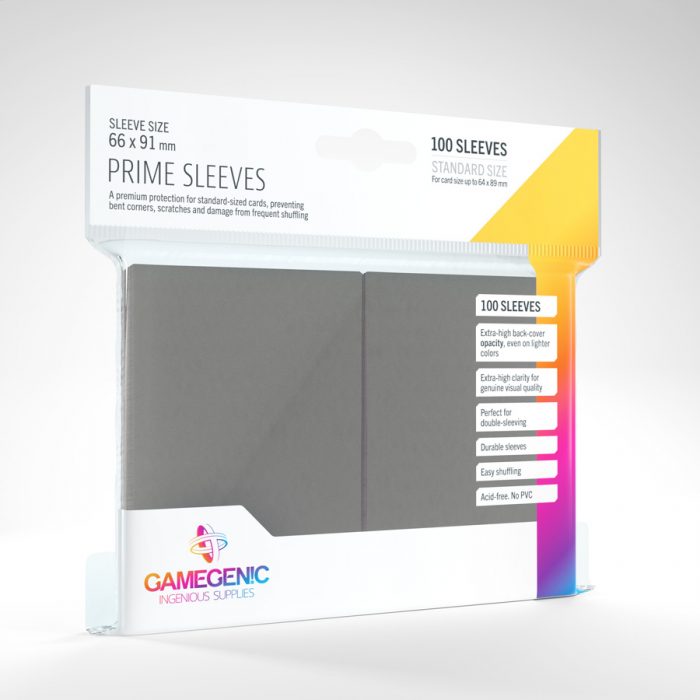 Gamegenic Prime Sleeves (dark-gray)