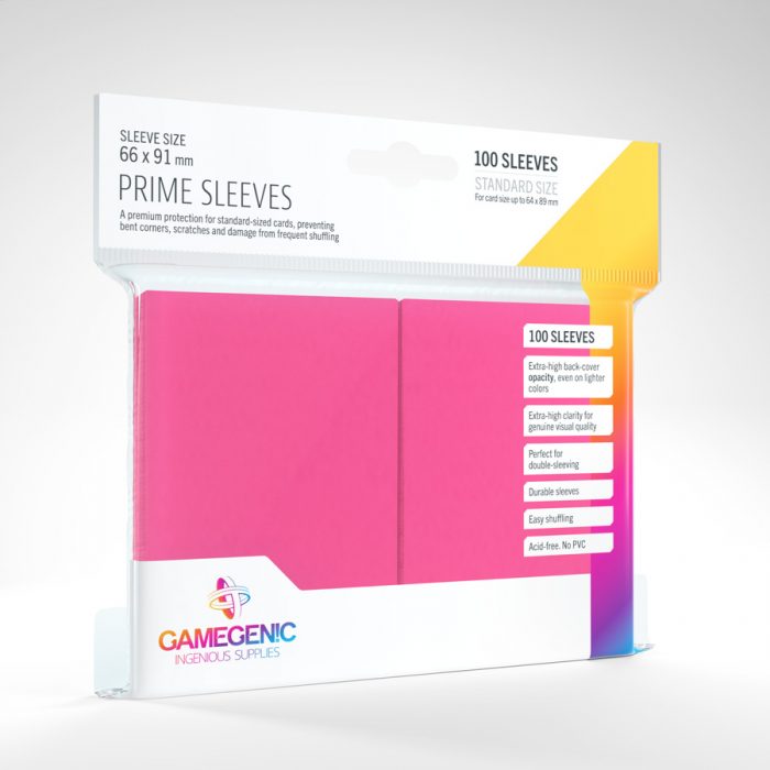 Gamegenic Prime Sleeves (pink)