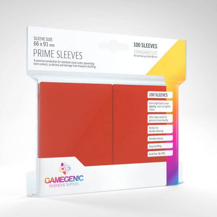 Gamegenic Prime Sleeves (red)