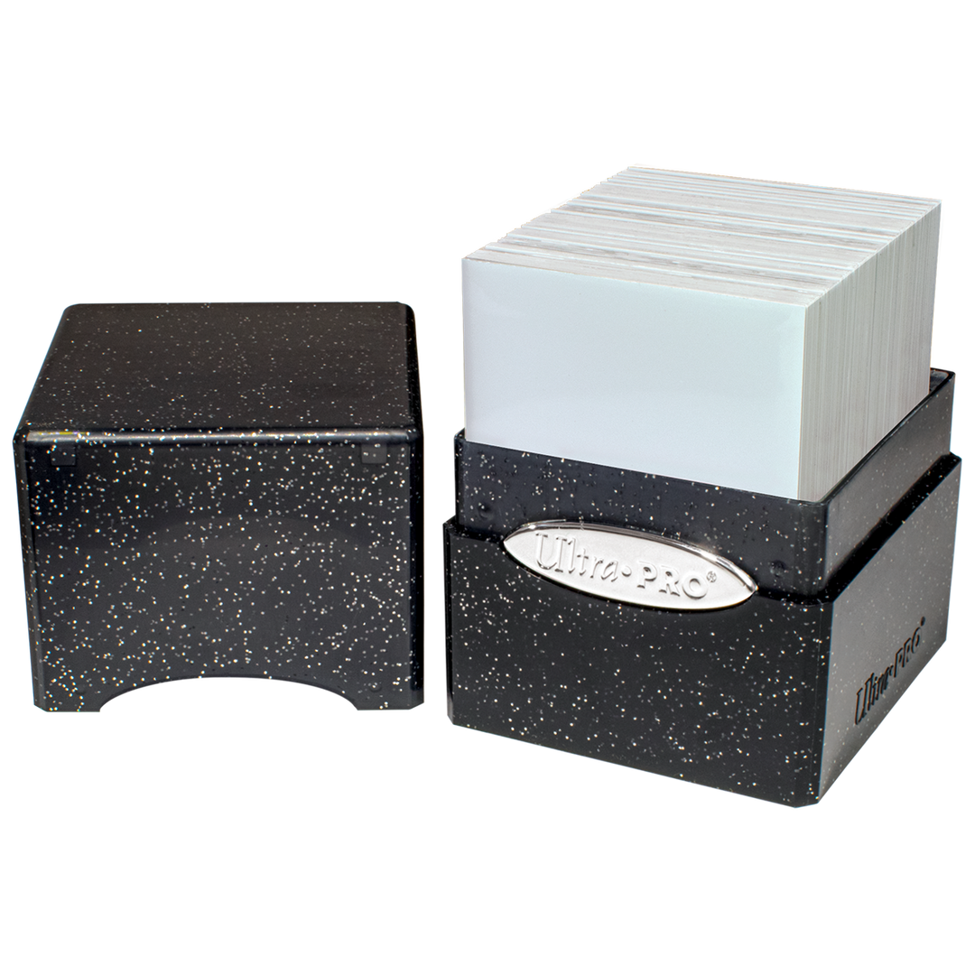 Glitter Satin Cube - Black (Ultra PRO)