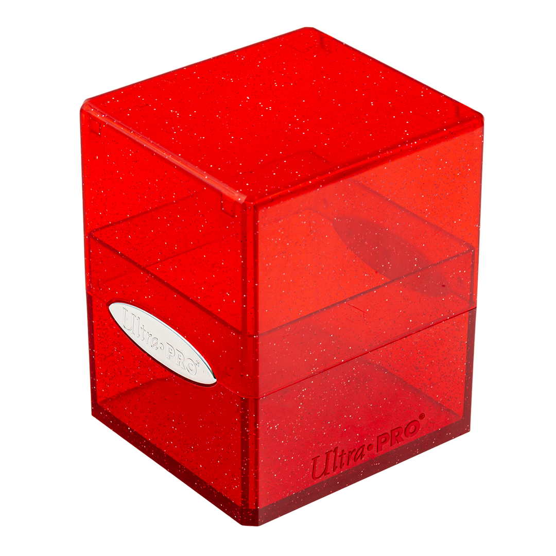 Glitter Satin Cube - Red (Ultra PRO)