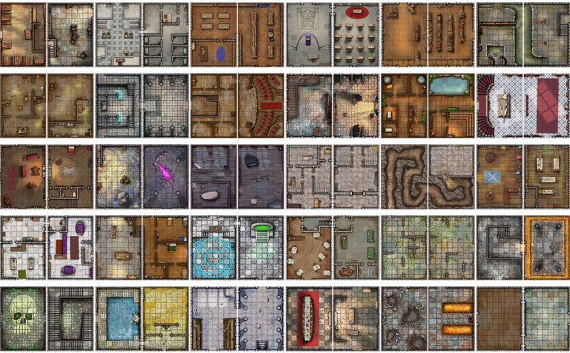 The Big Book of Battle Mats - Rooms, Vaults & Chambers