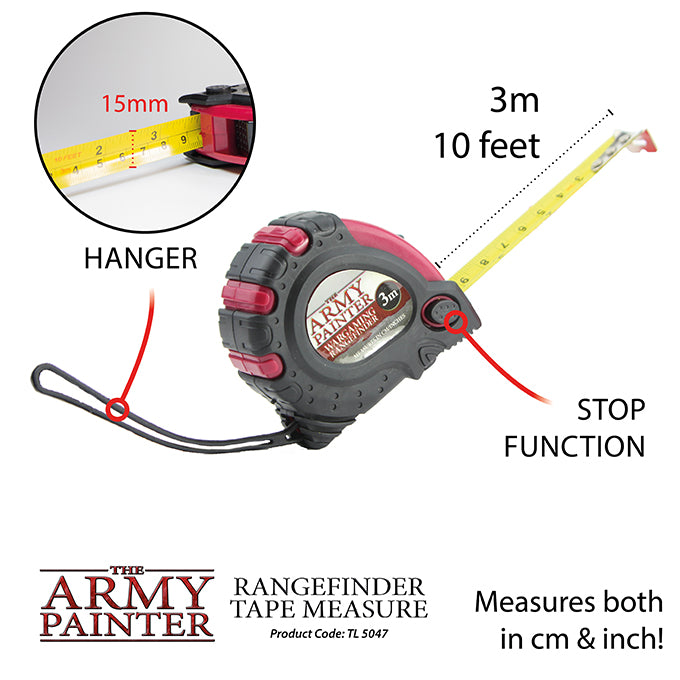 Hobby Tools - Rangefinder Tape Measure (The Army Painter) (TL5047)