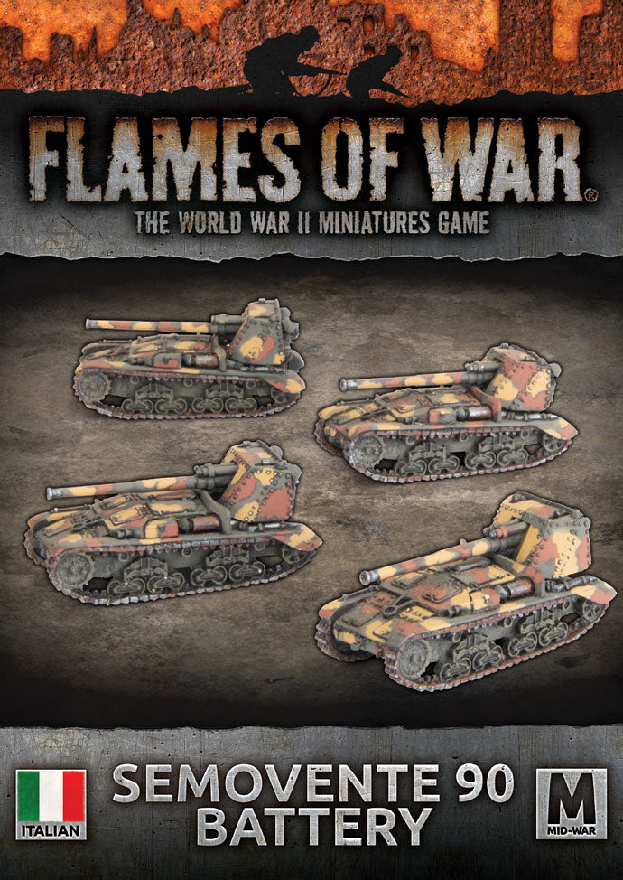 Flames of War: Semovente (90mm) Assault Guns (x4) (IBX23)