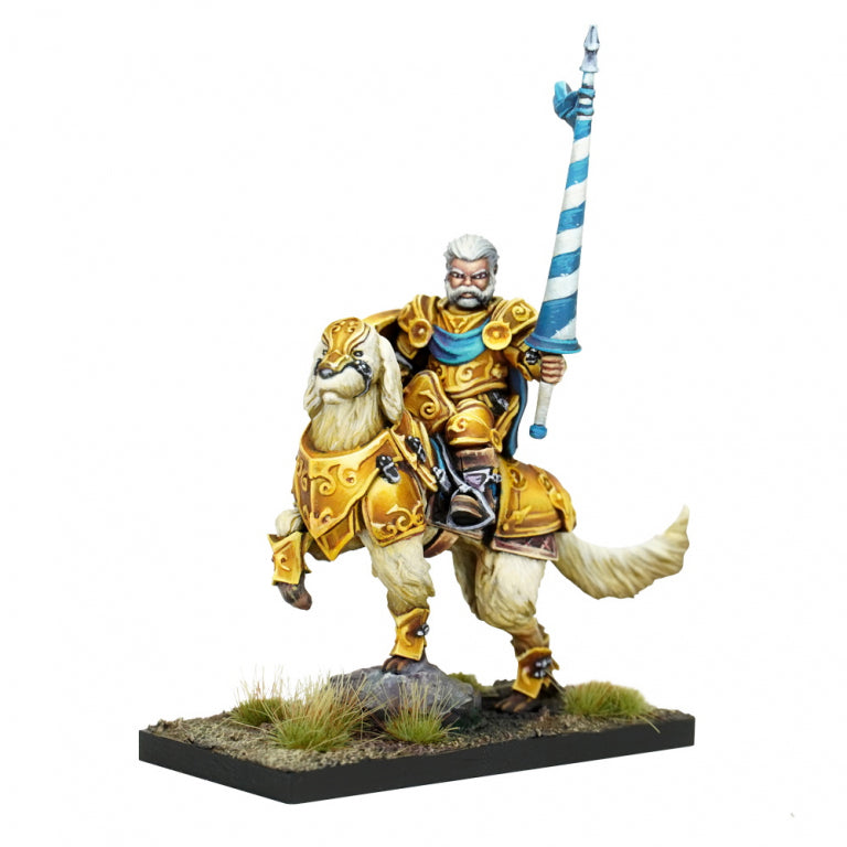 Kings of War: Halflings - Muster Captain on Aralez