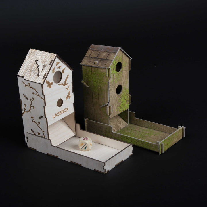 Bird Box Dice Tower (LaserOx) (LWGSTD)