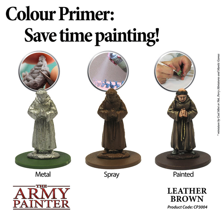 Colour Primers - Leather Brown (The Army Painter) (CP3004)