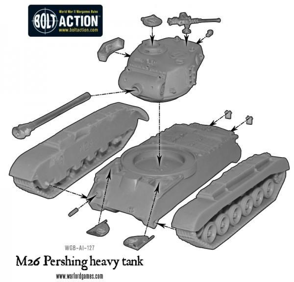 Bolt Action: M26 Pershing heavy tank