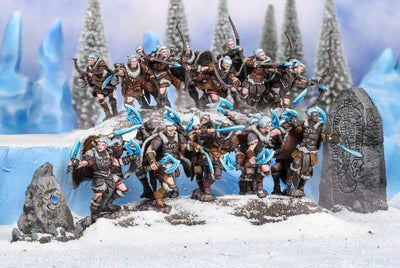 Kings of War: Northern Alliance Icekin Hunter/Berserker Regiment