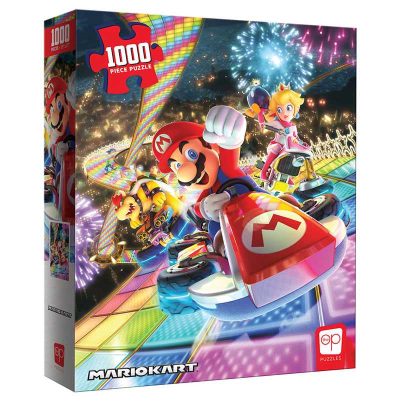 Mario Kart Rainbow Road (1000 brikker)