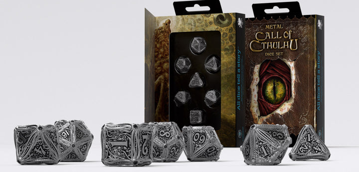 Metal Call of Cthulhu Dice Set (7) - Q-Workshop (SMCT01)