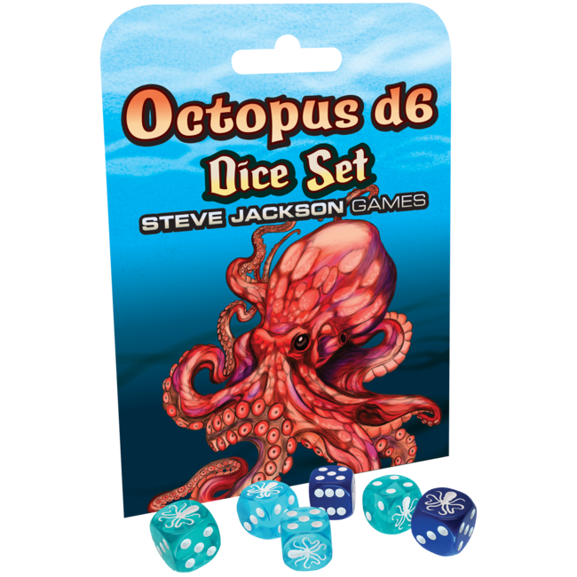 Octopus d6 Dice Set
