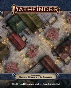 Pathfinder Flip-Mat: Night Market & Shrine