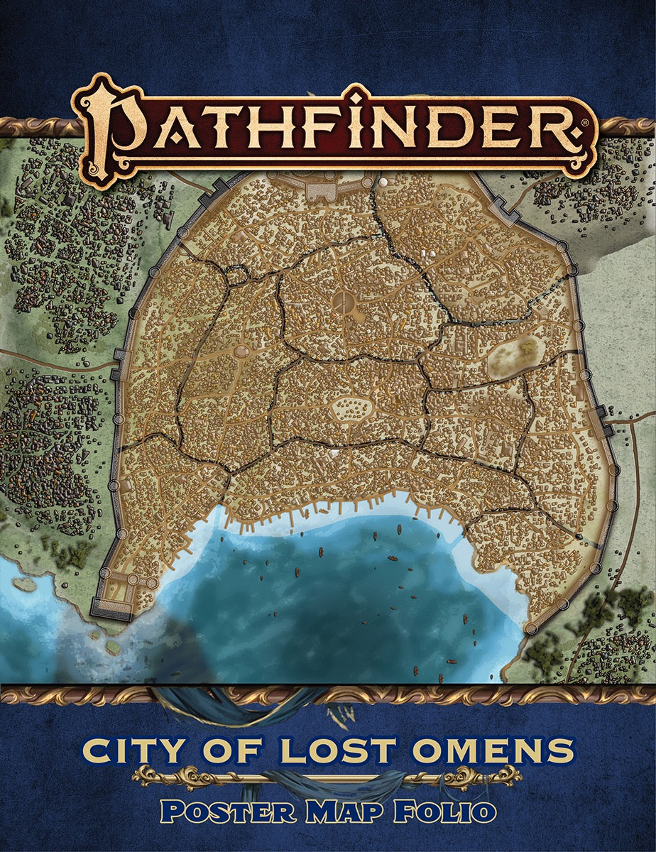 Pathfinder Lost Omens: City of Lost Omens Poster Map Folio