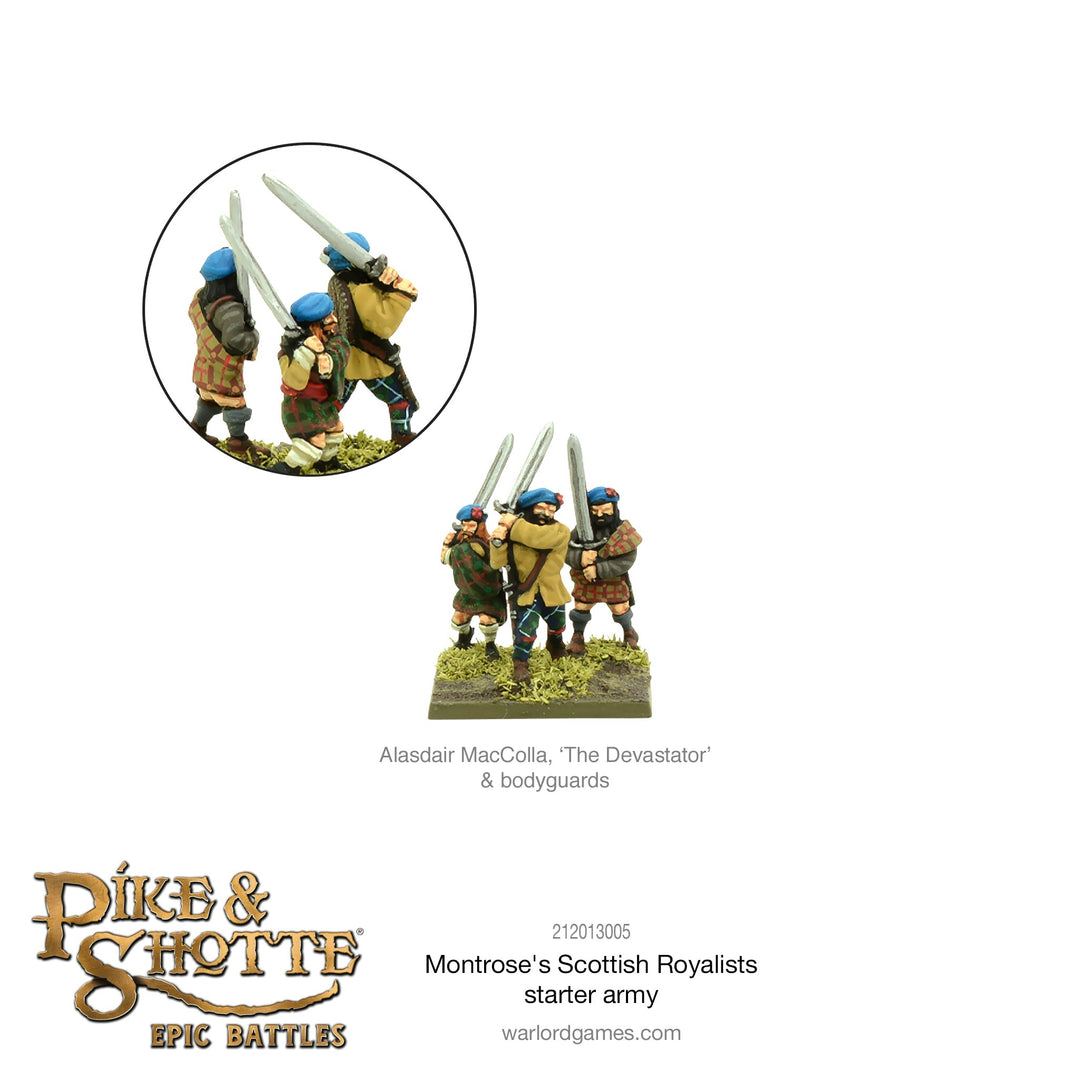 Pike & Shotte Epic Battles: Montrose's Scottish Royalists Starter Army
