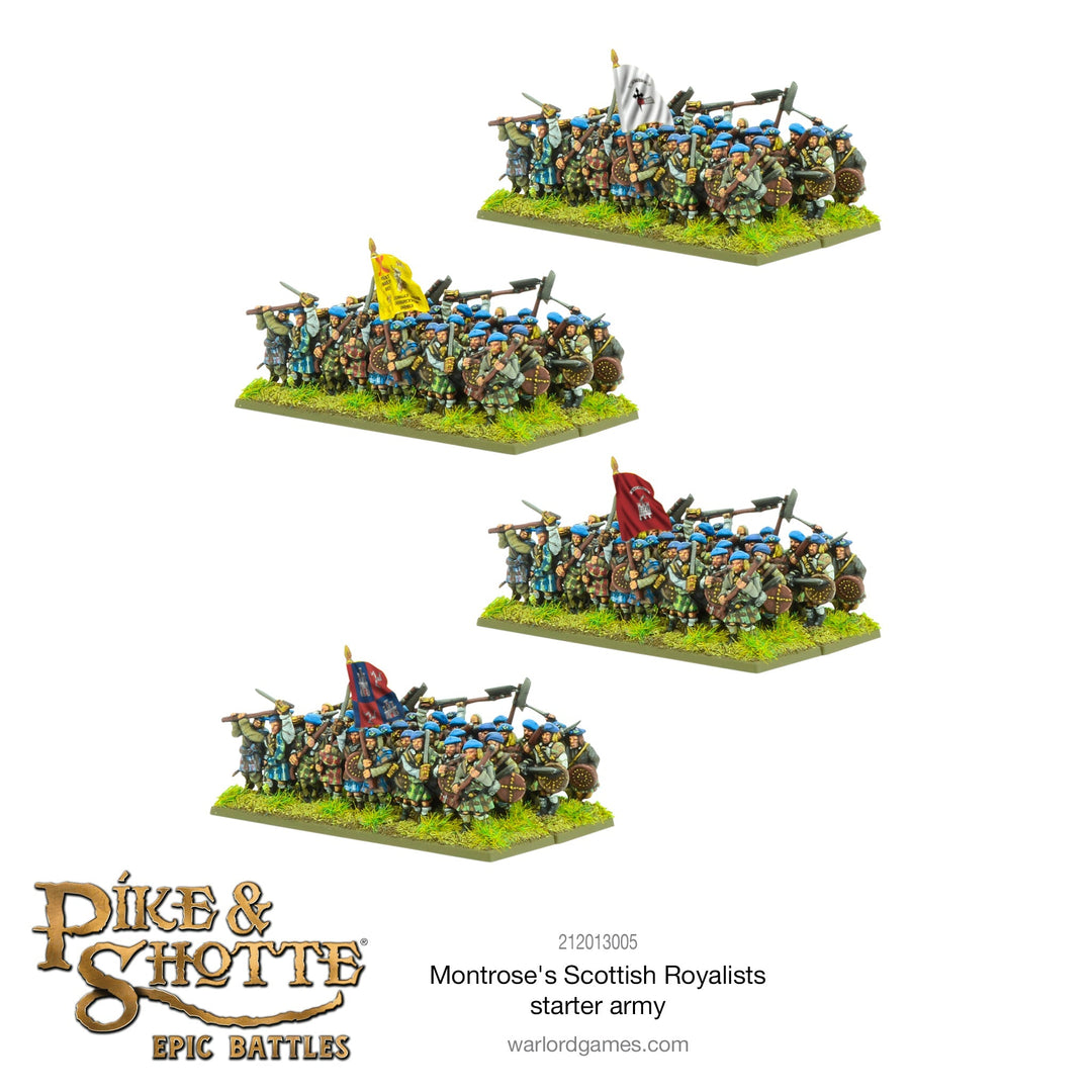 Pike & Shotte Epic Battles: Montrose's Scottish Royalists Starter Army
