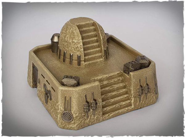 Prepainted scenery - desert house #2