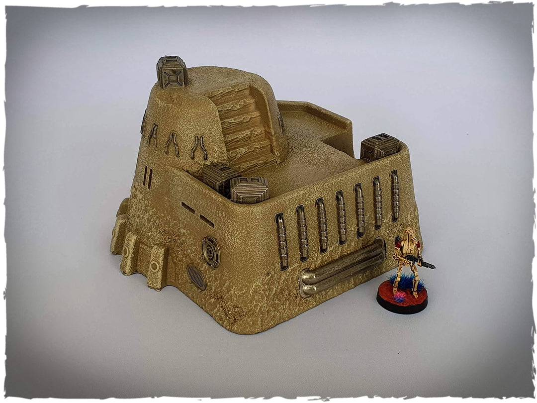 Prepainted scenery - desert house #3