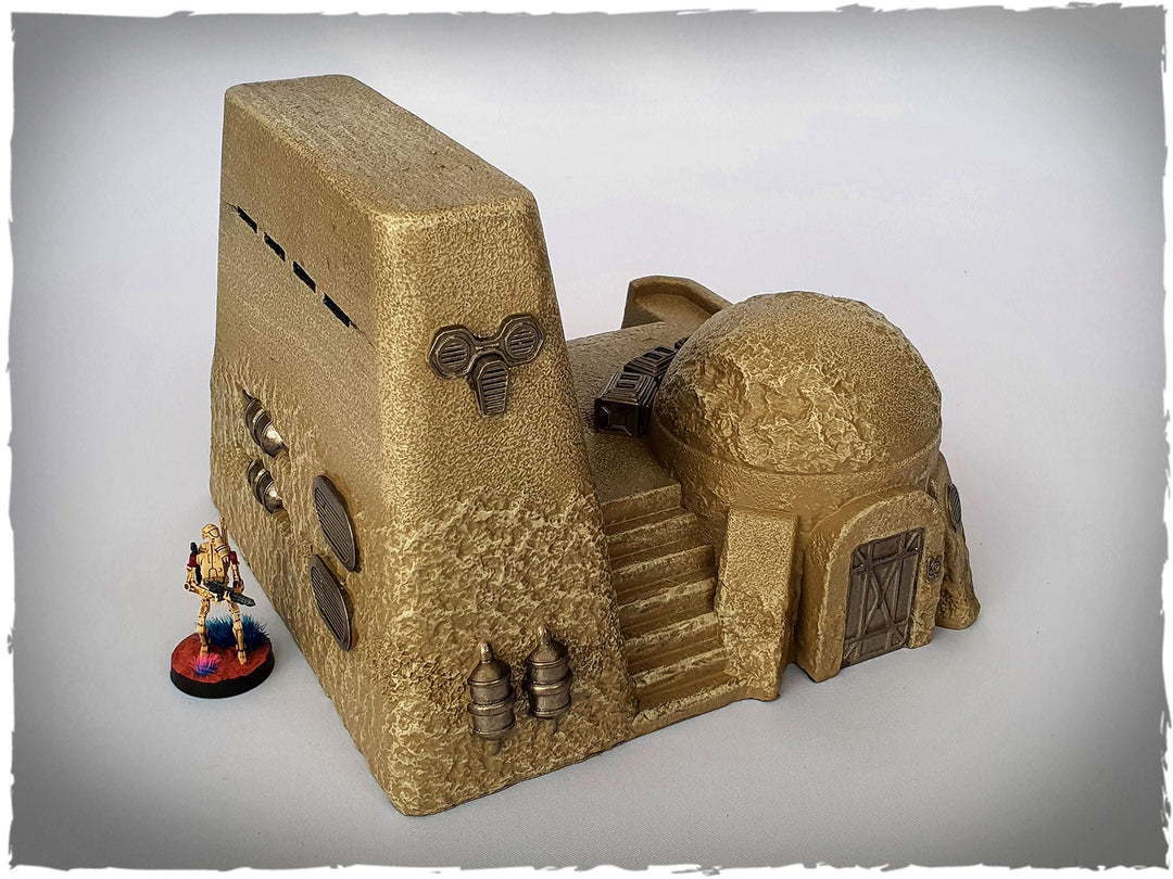 Prepainted scenery - desert house #4