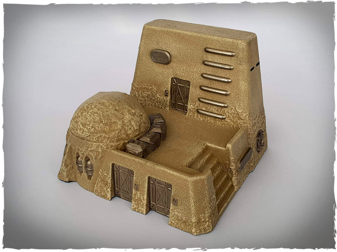 Prepainted scenery - desert house #4