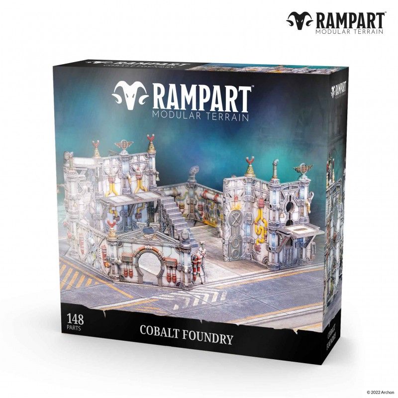 Rampart Modular Terrain: Cobalt Foundry