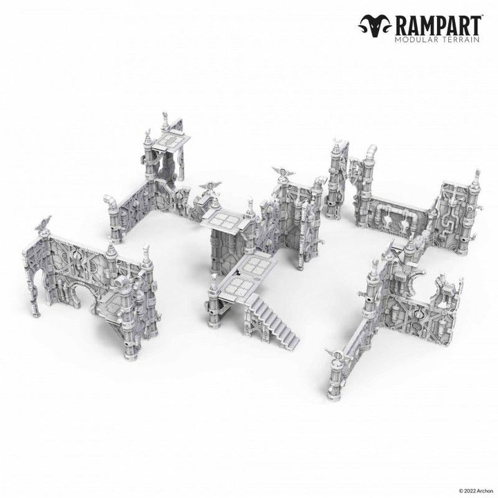 Rampart Modular Terrain: Cobalt Foundry