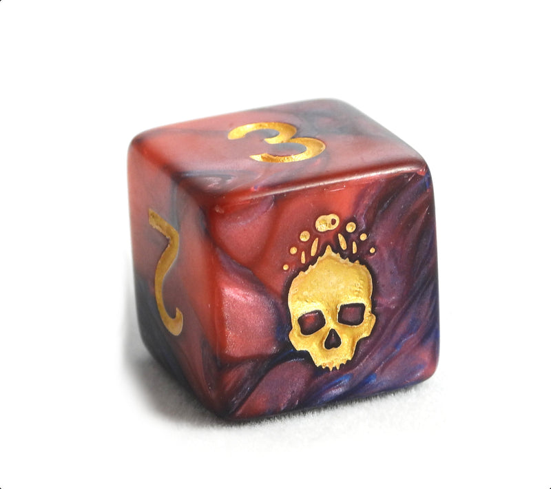 Elder Dice: Mark of the Necronomicon - Blood and Magick d6 Set