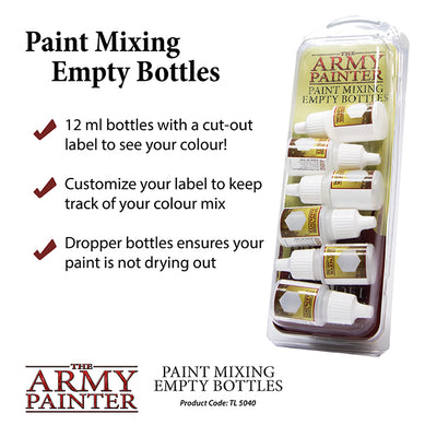 Hobby Tools - Paint Mixing Empty Bottles (The Army Painter) (TL5040)