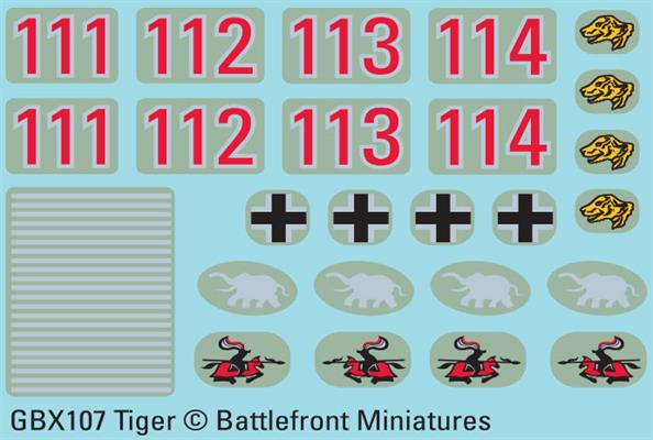 Flames of War: Tiger Heavy Tank Platoon (Mid War) (GBX107)