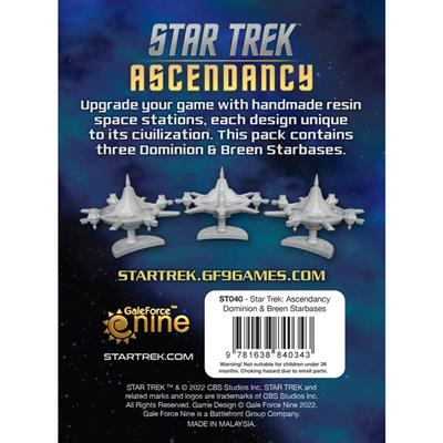 Star Trek Ascendancy: Dominion/Breen Starbase (x3) (ST040)