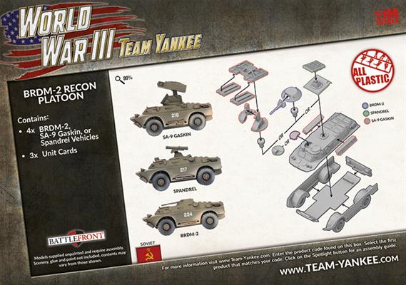 World War III: Team Yankee - BRDM Platoon (Plastic) (TSBX24)