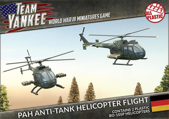 World War III: Team Yankee - BO-105P Anti-tank Helicopter Flight (Plastic) (TGBX12)