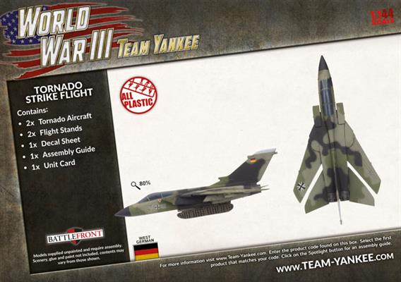 World War III: Team Yankee - Tornado Strike Flight (Plastic) (TGBX15)