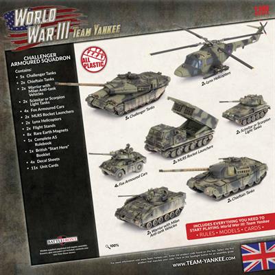 World War III: Team Yankee - British Starter Force: Challenger Armoured Squadron (Plastic) (TBRAB03)