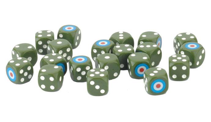 Flames of War: British LW Dice (x20) (BR904)