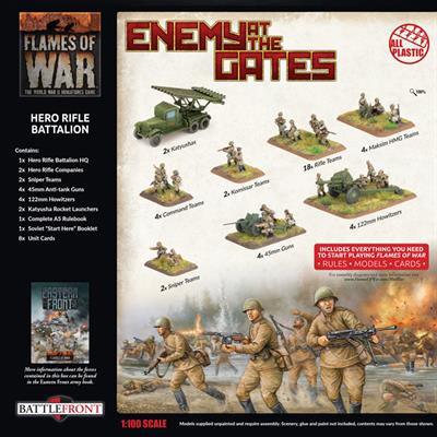 Flames of War: Enemy at the Gates Hero Rifle Battalion (SUAB14)