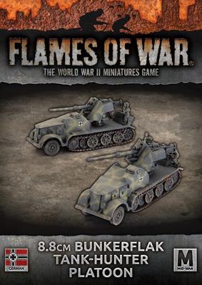 Flames of War: 8.8cm Bunkerflak Tank-hunter Platoon (GBX187)