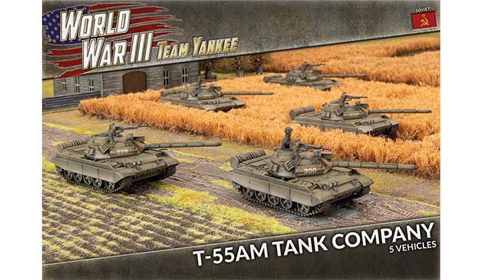 World War III: Team Yankee - T-55AM Tank Company (Plastic) (TSBX22)