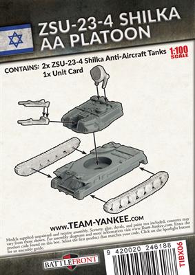 World War III: Team Yankee - ZSU-23-4 Shilka AA Platoon (WWIII x2 Tanks) (TIBX06)