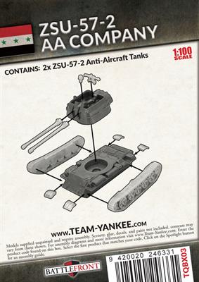 World War III: Team Yankee - ZSU-57-2 AA Platoon (WWIII x2 Tanks) (TQBX03)