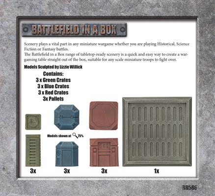 Galactic Warzones - Storage Crates (BB586)