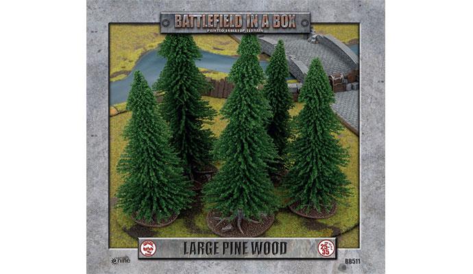 Battlefield in a Box: Essentials - Large Pine Wood (x1) (BB511)
