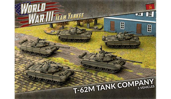 World War III: Team Yankee - T-62M Tank Company (Plastic) (TSBX19)