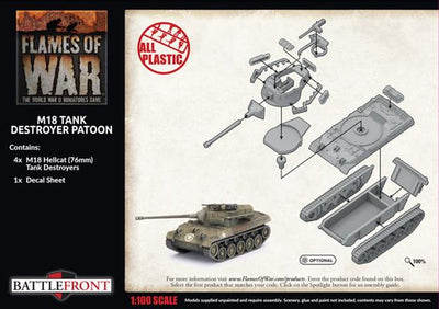 Flames of War: M18 Hellcat Tank Destroyer Platoon (UBX93)