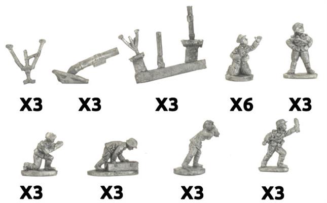 Flames of War: 81mm and 120mm Mortar Platoons (FI705)