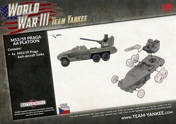 World War III: Tank Yankee - M53/59 Praga AA Platoon (TWBX04)