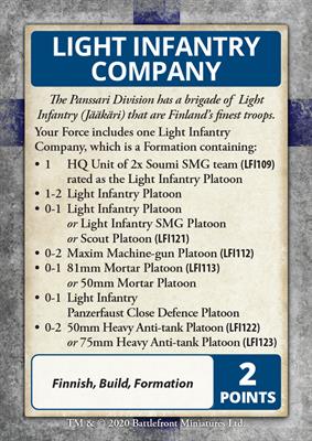 Flames of War: Bagration - Finnish Command Cards (FW269FC)