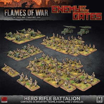 Flames of War: Enemy at the Gates Hero Rifle Battalion (SUAB14)