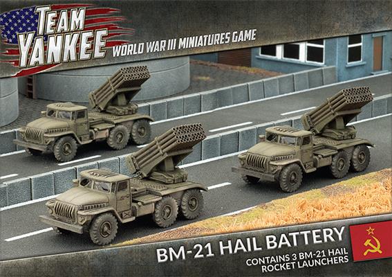 World War III: Team Yankee - BM-21 Hail Battery (WWIII x3 Tanks) (TSBX08)