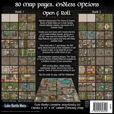 Towns & Taverns Books of Battle Mats